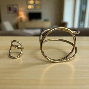 Elegant Gold-Tone Jewelry Set